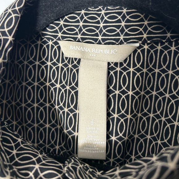 Banana Republic Patterned Buttoned Work Dress - Picture 3 of 4